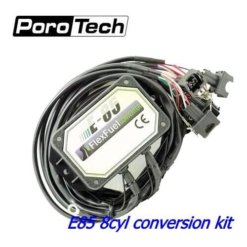 E85 conversion kit 8cyl -- Cold Start Asst. with Alloy Case, bioethanol , ethanol e85 flex fuel kit