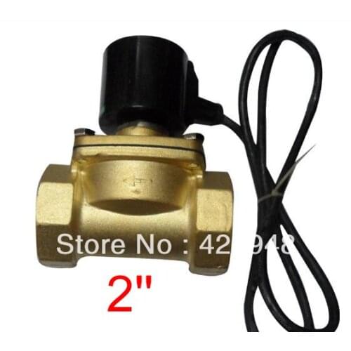 2'' Large Flow Waterproof Solenoid Valves Under Water Type IP68 Class Waterproof Coil Music Fountain Valve,DC12V,24V,AC220V