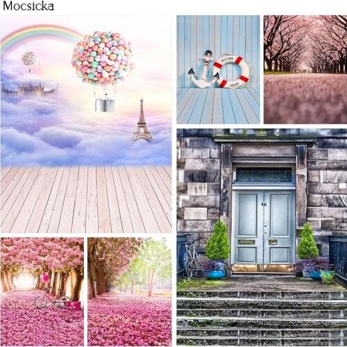 Natural landscape Photography Backdrop Newborn Kids Portrait Photo Shoot Background Props Vintage Holiday Scene shooting Studio