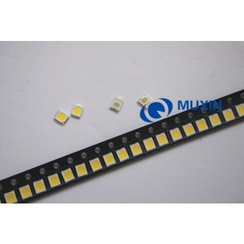 JUFEI LED 120PCS/LOT backlight 1210 3528 2835 1 W 3 V 107LM Cool white Backlight LCD for TV TV Application 01. JT.2835BPWP2-C