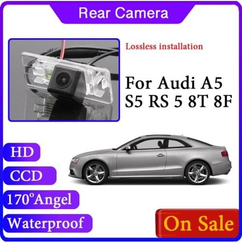 Reverse image Camera For Audi A5 S5 RS5 8T 8F 2007~2016 High Quanlity Waterproof Rear View Back Up Camera