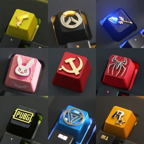ESC Keycap 1 PCS Is Suitable For MX Axis Mechanical Keyboard Special Zinc-Aluminum Alloy Embossed Game Keycaps Button R4 Height
