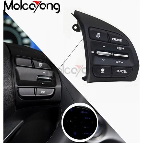 Multifunction Steering Wheel Button Cruise Control Switch 96720-J1200 For Hyundai Velosteri 1.6T 2018 / Elantra 2017-2019