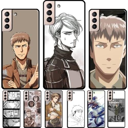 Jean Kirstein Attack on Titan Soft Case For Samsung Galaxy S21 Ultra Note 20 10 9 S8 S9 S10 Plus S20 FE Phone Cover