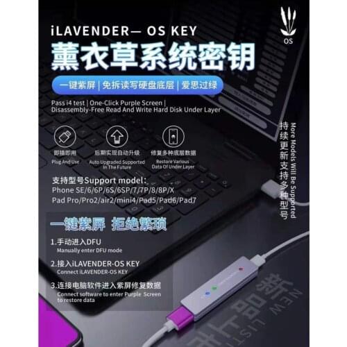 Tool Sets For ilavender OS KEY One Click Purple Screen Disassembly Free Read and Write Hard Disk Under Layer