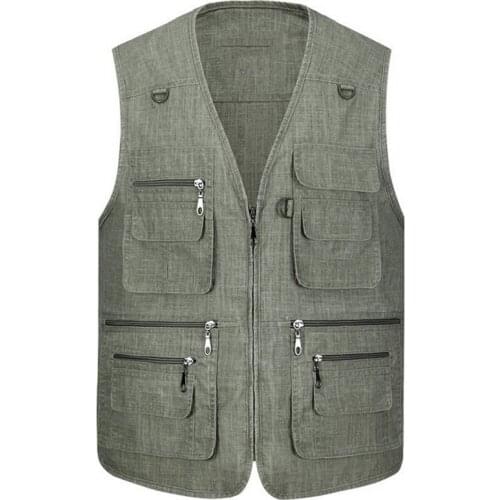 2020 New Arrival Multi-pockets tactical Vest Men Professional Photography Cameraman Vest