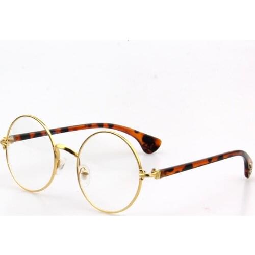 Round Design 5 Color Fashion Spectacles Optical Eyeglasses Frame Classic Glasses Eyewear Unisex Decoration Spectacles