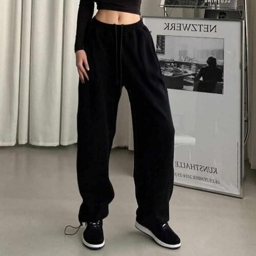 Sports Pants Gray Jogger High Waist Sweat Casual Trousers For Female Women pants Black Jogging Sweatpants Women for pants Baggy