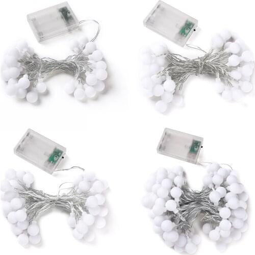 LED String Lights Starry Sky Bulb Lights Camping Tent Atmosphere Lamp Outdoor Waterproof Garden Party Patio Street Decoration