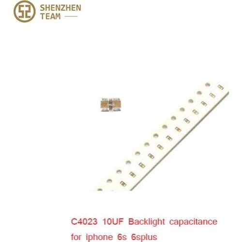 SZteam 20pcs/lot C4023 10UF 20% 35V X5R-CERM 0603 Backlight back light capacitance for Phone 6s 6splus Replacement Parts
