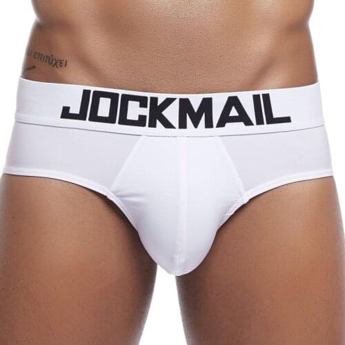 Jockmail Underwear Mens Briefs Ice Silk Cool Comfortable and Breathable Slip Homme Cueca Masculina Gay Mutande Uomo Sexy