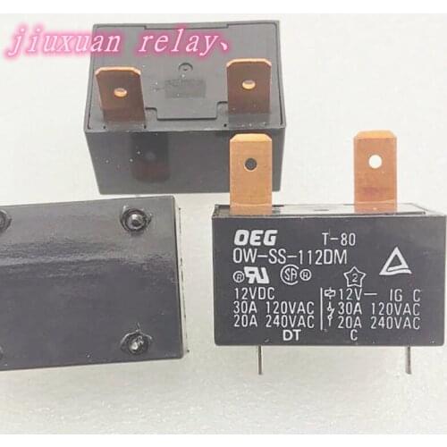 [In stock] Brand new original Relay OW-SS-112DM 12VDC 4pins 30A