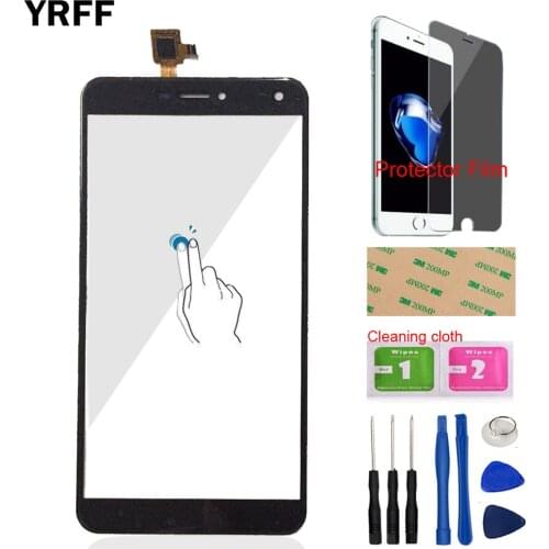 YRFF AAA Repair For Oukitel U11 Plus Front Touch Screen Touch Digitizer Panel Glass Tools Free Protector Film Adhesive