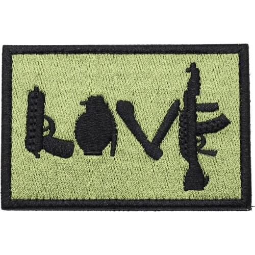 3D Embroidery Armband Military Tactics Special Warrior Gas Badge Army Fan Clothing Backpack Hat Outdoor Sports Badge Patch