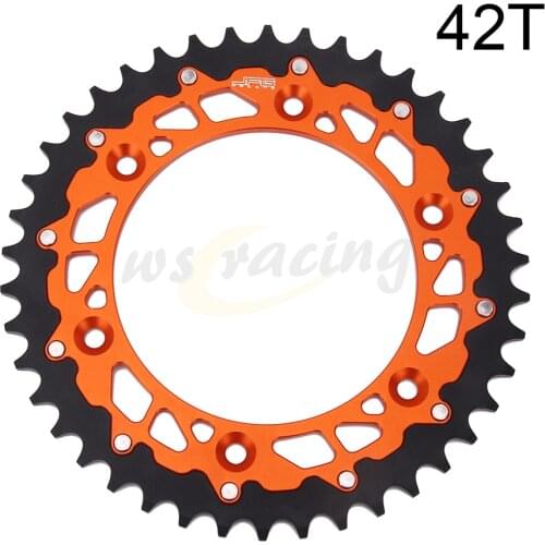 42T 45T 48T 50T 52T Rear Chain Sprocket For KTM EXC EXCF SX XCW XCFW MXC SXS SXF XC XCF SMR SMC 125 144 150 200 250 Duke 790 LC4