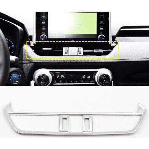 ABS Middle Console Air Vent Outlet Cover Trim For Toyota RAV4 2019 2020