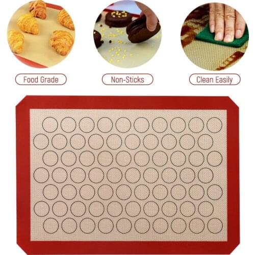 Non-Stick Silicone Baking Mat Baking Pad Oven Sheet Liner Bakery Tool For Cookie Bread Macaroon Kitchen Bakeware Tool