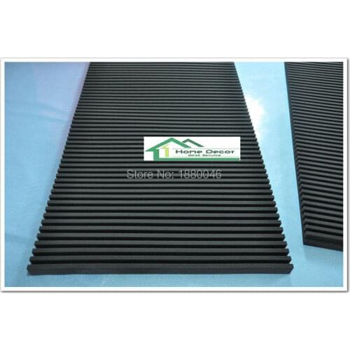 Free EMS shipping 2pcs Big size 200*100*5cm Trough type acoustic foam Soundproof acoustic panel studio foam 42.8 Square feet