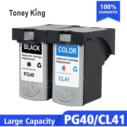 Toney King ink cartridge For Canon PG40 CL41 PG-40 CL-41 iP1600 IP1700 IP1800 PG 40 CL41 MP140 MP450 MP470 Printer