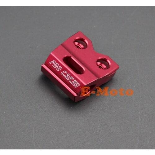 CNC Red Front Brake Line Hose Clamp Holder For CR125R/250R CRF250R CRF250X CRF 450 MX LINE CHEAP E-Moto
