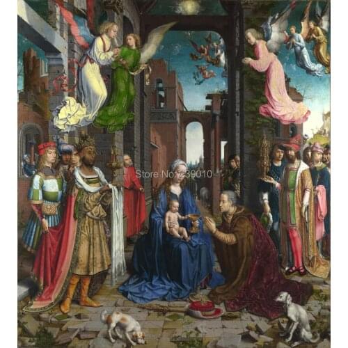 Free shipping Baby Jesus canvas prints oil painting classical religious oil painting on canvas wall art decoration picture