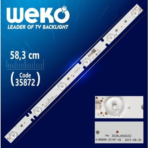 KJ40D06-ZC14F-02 - PN:303 KJ400032 - 6 LED 37 CM - (WK-1334)