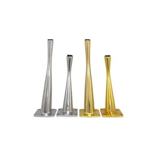 4Pcs/Set Furniture Table Legs Metal Tapered Sofa Cupboard Cabinet Feet 17/23CM Stool Chair