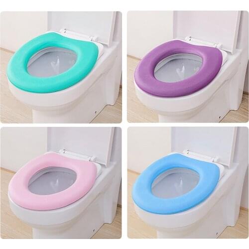 1PC EVA Toilet Seat Covers Waterproof Washable Soft Bathroom Toilet Seat Cushion Home Decor