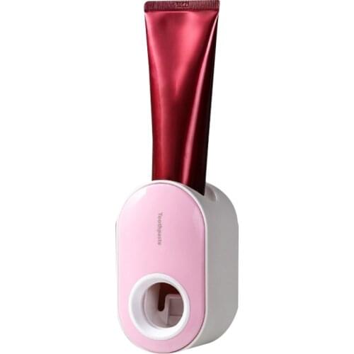 Wall Mount Automatic Toothpaste Dispenser Toothpaste Squeezer Dispenser Toothbrush Holder Bathroom Accessories