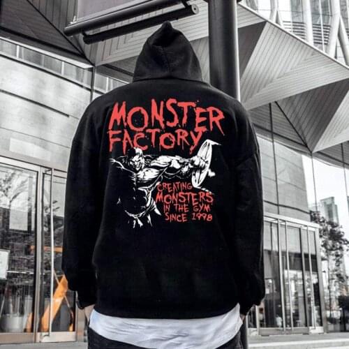 2020 New Men Hip Hop Sweatshirt Hoodie Fashion printing Streetwear Fitness leisure Pullover Cotton Hoodie Running Training Tops