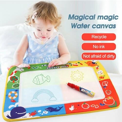 New Drawing Toys Water Drawing Mat 29* 19 CM Board Painting and Writing Doodle With Magic Pen Non-toxic Drawing Board for Kids