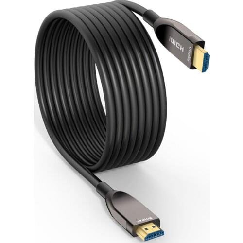 Anmck Optical Fiber HDMI Cable 2.0 4K 60Hz Support ARC 3D HDR 18Gbps HDMI Male to Male For HD TV Projector Monitor 10M 15M 20M