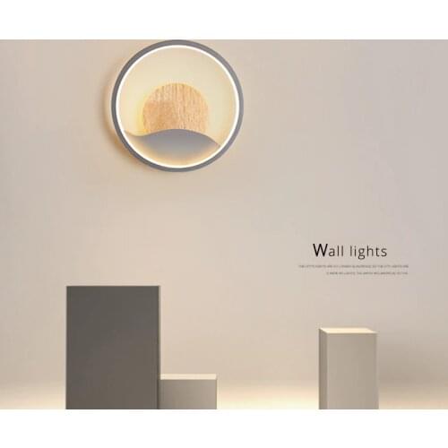 Nordic wall lamps attached to the wall wood Led Wandlamp luminaria modern Loft decor bedroom hallway light fixtures AC90-260V
