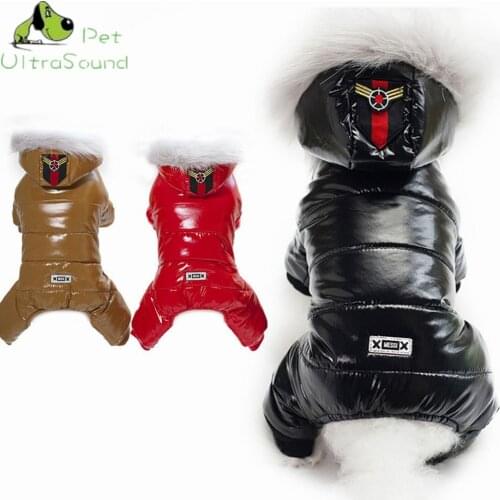 Warm Dog Clothes For Small Medium Dogs Winter Dog Clothing Coat Jacket Puppy Clothes Pet Dog Hoodies Yorkie Chihuahua Clothes