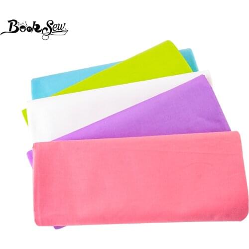 Booksew 100% Cotton Quiting Fabric Solid White Color Twill Tissus Au Metre Material for Sewing Cloth Africain Tecido Patchwork