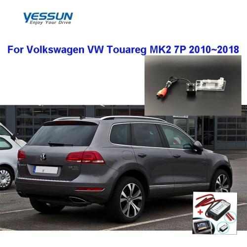 Yessun car accessories Night Vision Car Rear View Reverse Backup Camera Waterproof For Volkswagen Toua reg MK2 7P 2010~2018