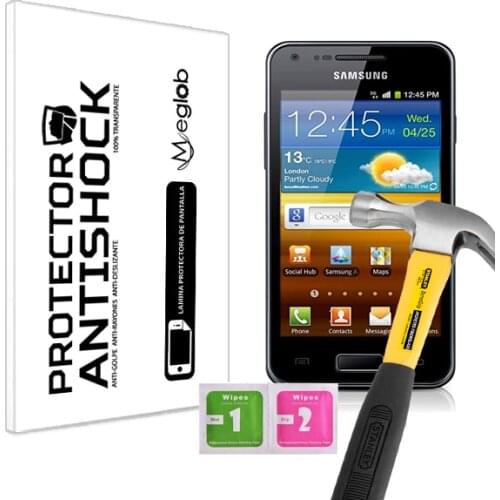 Protector de Pantalla Anti-Shock Anti-Golpe Anti-arañazos Compatible con Samsung Galaxy S Advance
