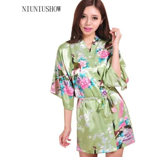 Plus Size S-3XL Bathrobe and Belt Pajama Women Japanese Yukata Kimono Satin Silk Vintage Robe Sexy Lingerie Hot Geisha Sleepwear