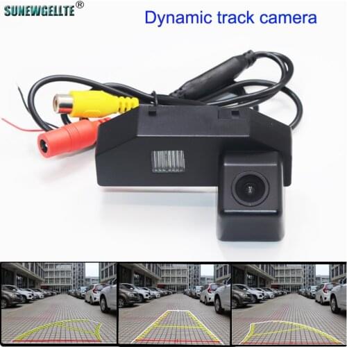 4089T HD Vehicle Dynamic Trajectory Parking Line Car Reverse Rear View Camera For Mazda6 Mazda 6 2009 2010 2011 2012