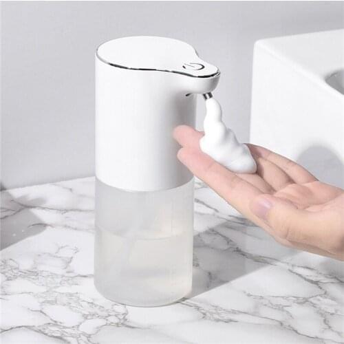 Automatic Foam Soap Dispenser Manual Soap Dispenser Non-contact Soap Dispenser 300 ml for Bathroom and Kitchen