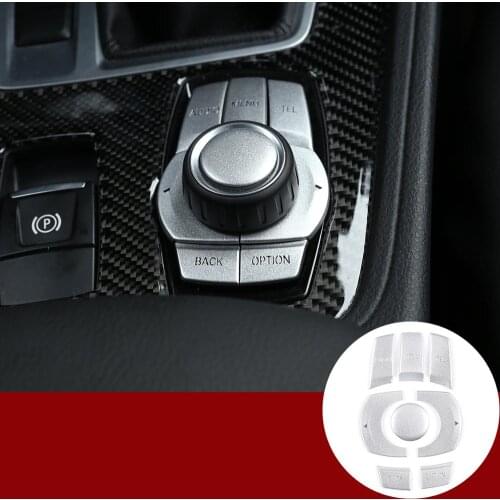 For BMW F30F34F10F20 F25 F26 F48 F07 x1 x3 x5 x6 1/2/3/4/5/6/7 Series Aluminum alloy Car Multimedia Button Cover Car Accessories