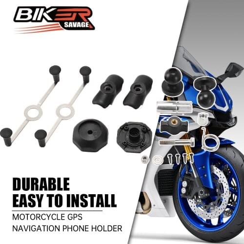 Motorcycle Phone Holder For YAMAHA YZF R1 2002 2003 Accessories 16MM-19MM Support GPS Navigation Stand Mount YZFR1