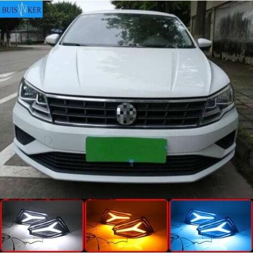 For Volkswagen VW Jetta 2017-2019 LED DRL Daytime Running Light Daylight Fog lamp