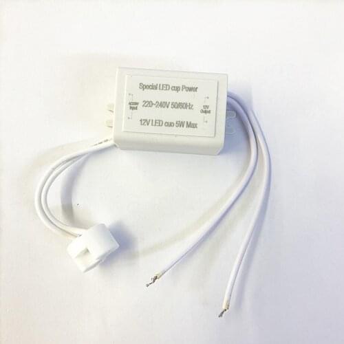 Led bulb light MR16 power supply transformer adapter driver for 12V AC DC MR16 socket spotlight lamp 1W 3W 4W 5W power lamp