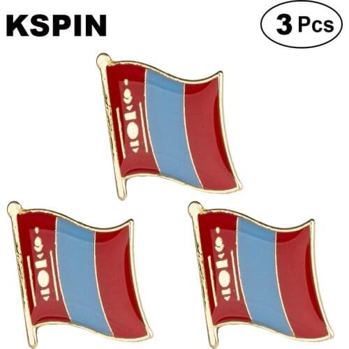 Mongolia Lapel Pin Brooches Pins Flag badge Brooch Badges