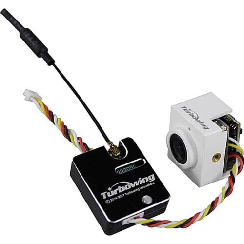 TURBOWING TX1769 5.8G 25/200mW Video Transmitter Module + CYCLOPS V3 TV17621 720P DVR Camera for FPV Racing Drone