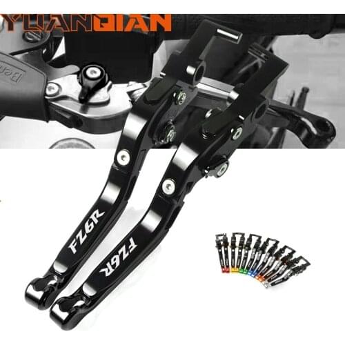 Motorcycle Accessories For yamaha FZ6R FZ 6 R 2009-2017 2015 2016 CNC Aluminum Adjustable Folding Extendable Brake Clutch Levers