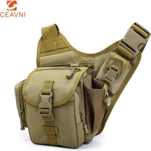 Men Tactical Chest Bags Crossbody DSLR Camera Bag Waterproof Travel Molle Army Messenger Bag Fanny Pack Male Military Backpacks