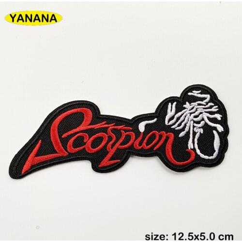 Scorpion Patch Badges Embroidery Applique Sewing Iron On Badge Clothes Garment Apparel Accessories