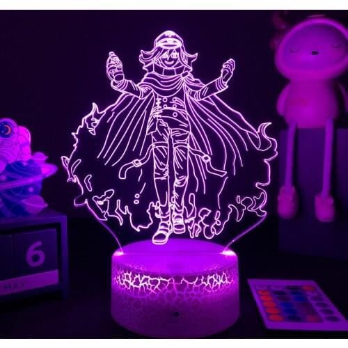 Game Nightlight Danganronpa V3 Killing Harmony 3D Acrylic lights Kokichi Oma Figure Lamp For Bedroom Decor Bedside Manga Lamp